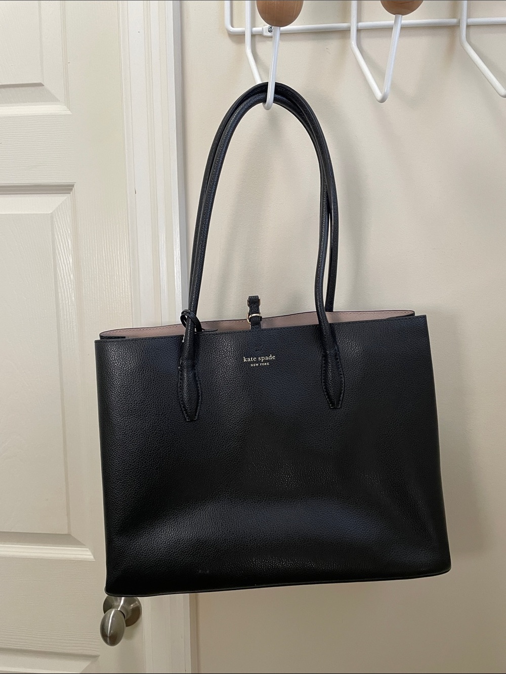 Kate Spade - New York Eva Leather Tote Bag - Black